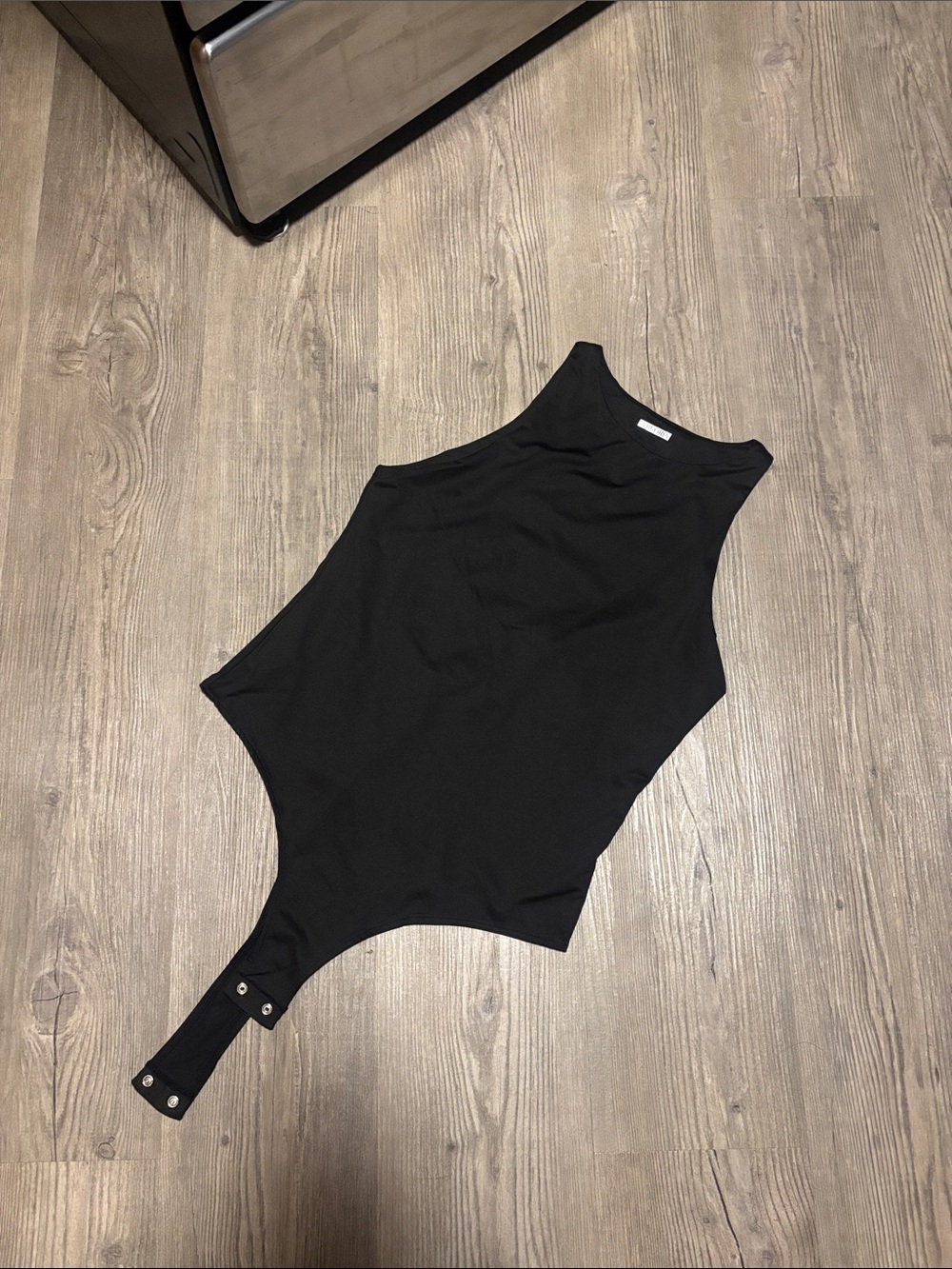ReoRia Black Sleeveless Kids One-Piece Bodysuit